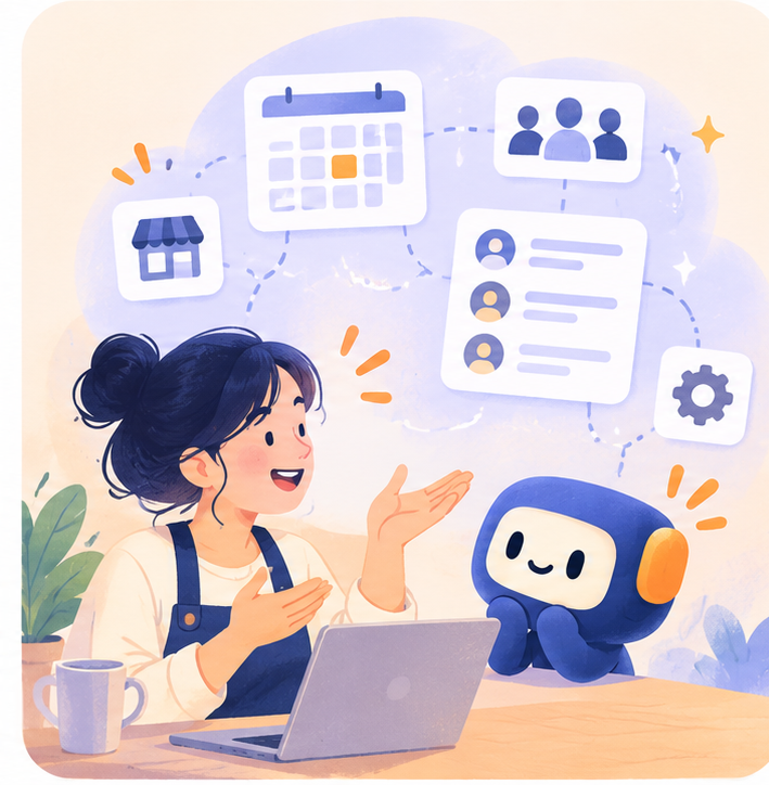 Tell Nelen about your customers, team and business workflow